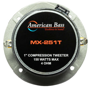 American Bass MX 251T Tweeters (Pair)