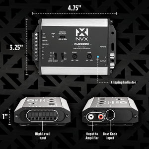 NVX 2 inputs / 2 outputs High Voltage Active Line Output Converter with Impedance Matching and Remote Level Control