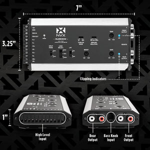 NVX 4 inputs / 4 outputs High Voltage Active Line Output Converter 
with Impedance Matching and Remote Level Control