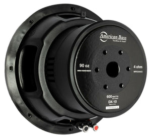 American Bass Power Pack: 2 DX 10 Subwoofers + VFL Hybrid 1900.1 Amplifier