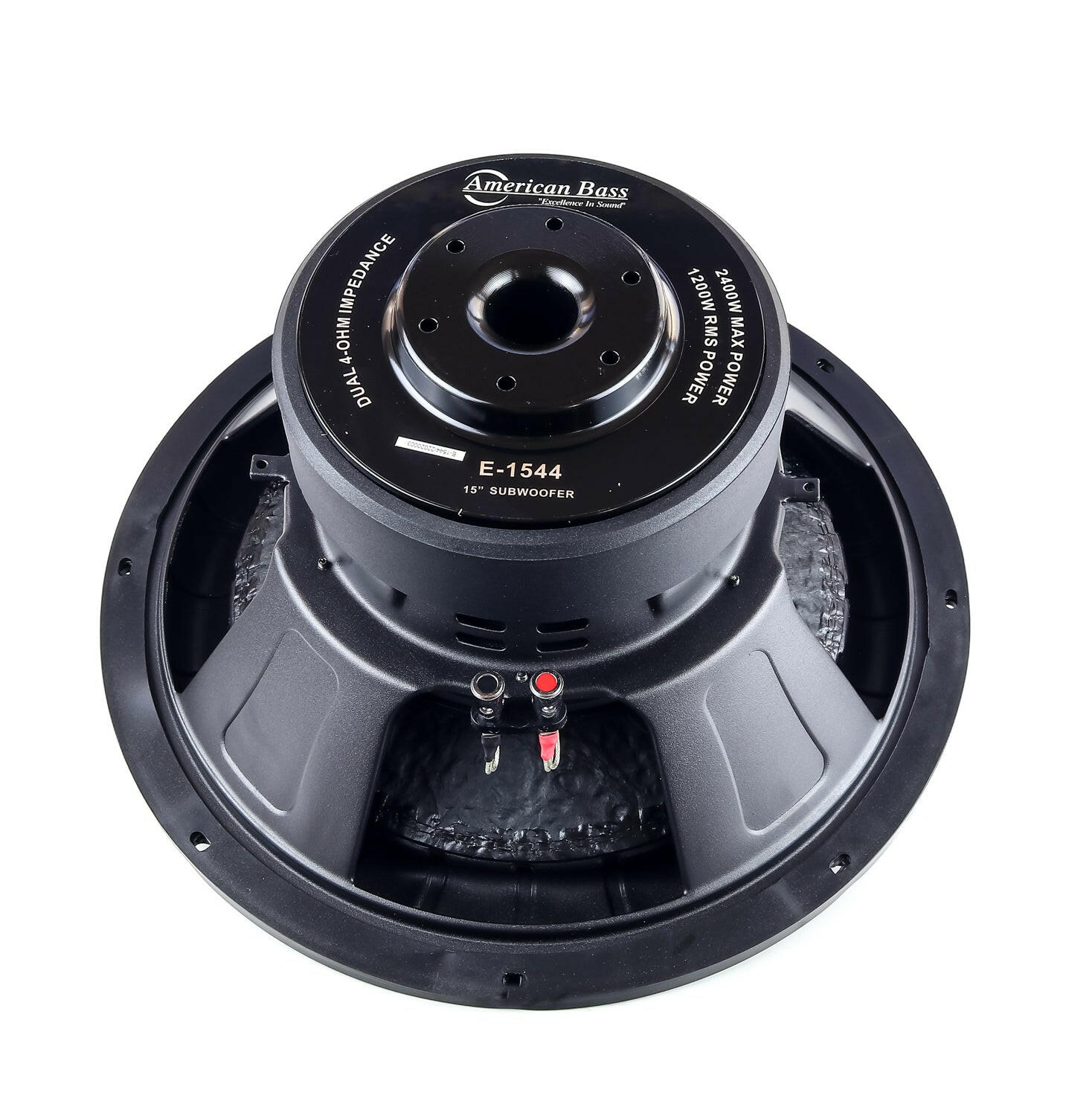 American Bass Power Pack: 2 Elite 1544 Subwoofers + VFL Stealth 5500.1D Amplifier