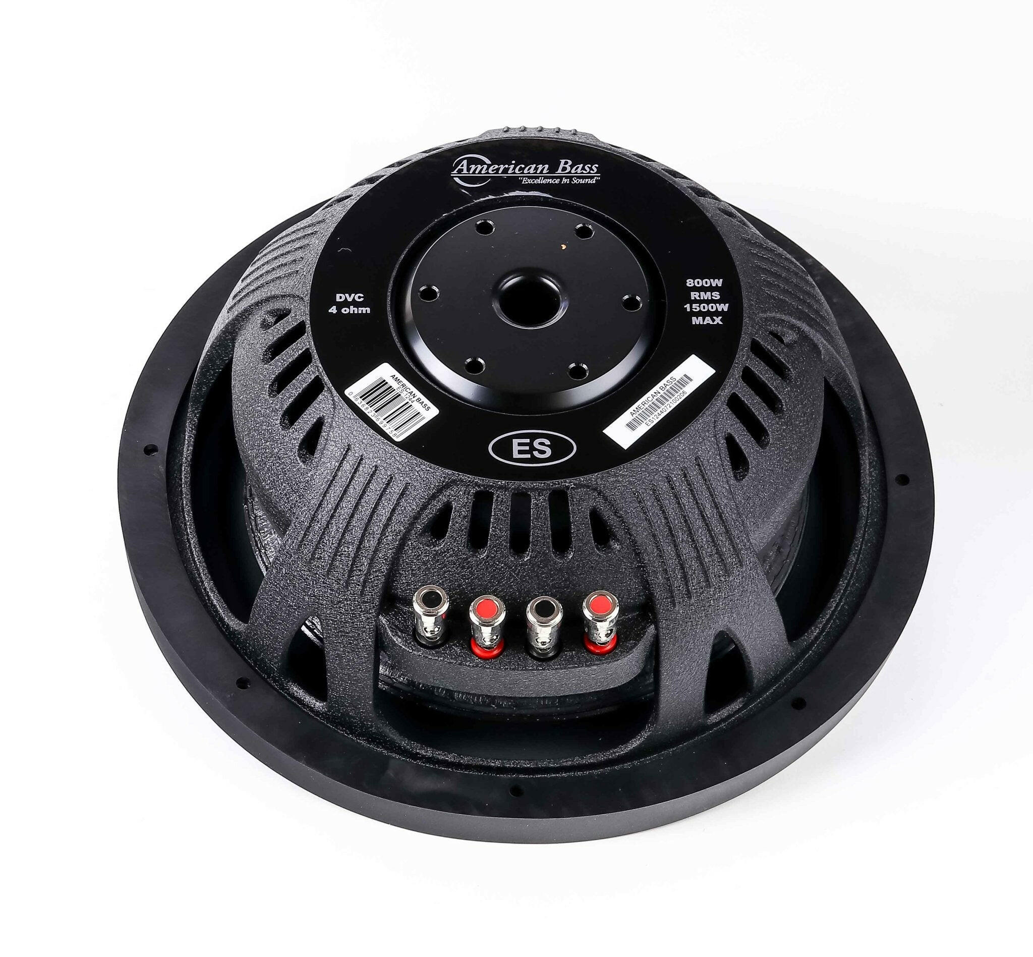 American Bass Power Pack: 2 ES 1244 Subwoofers + VFL Hybrid 4800.1 Amplifier
