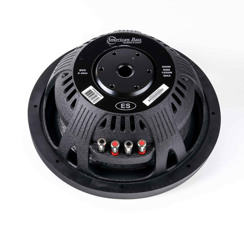 American Bass Power Pack: 2 ES 1244 Subwoofers + VFL Hybrid 4800.1 Amplifier