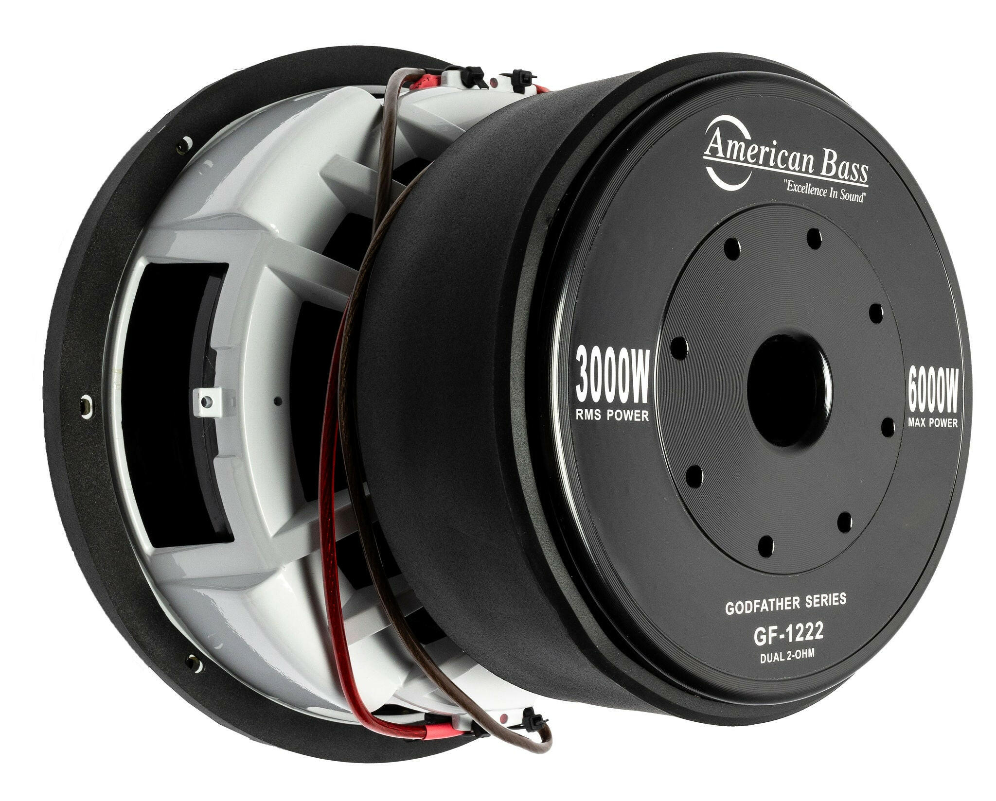 American Bass Power Pack: 2 Godfather 12 Subwoofers + Godfather Comp 7D Amplifier