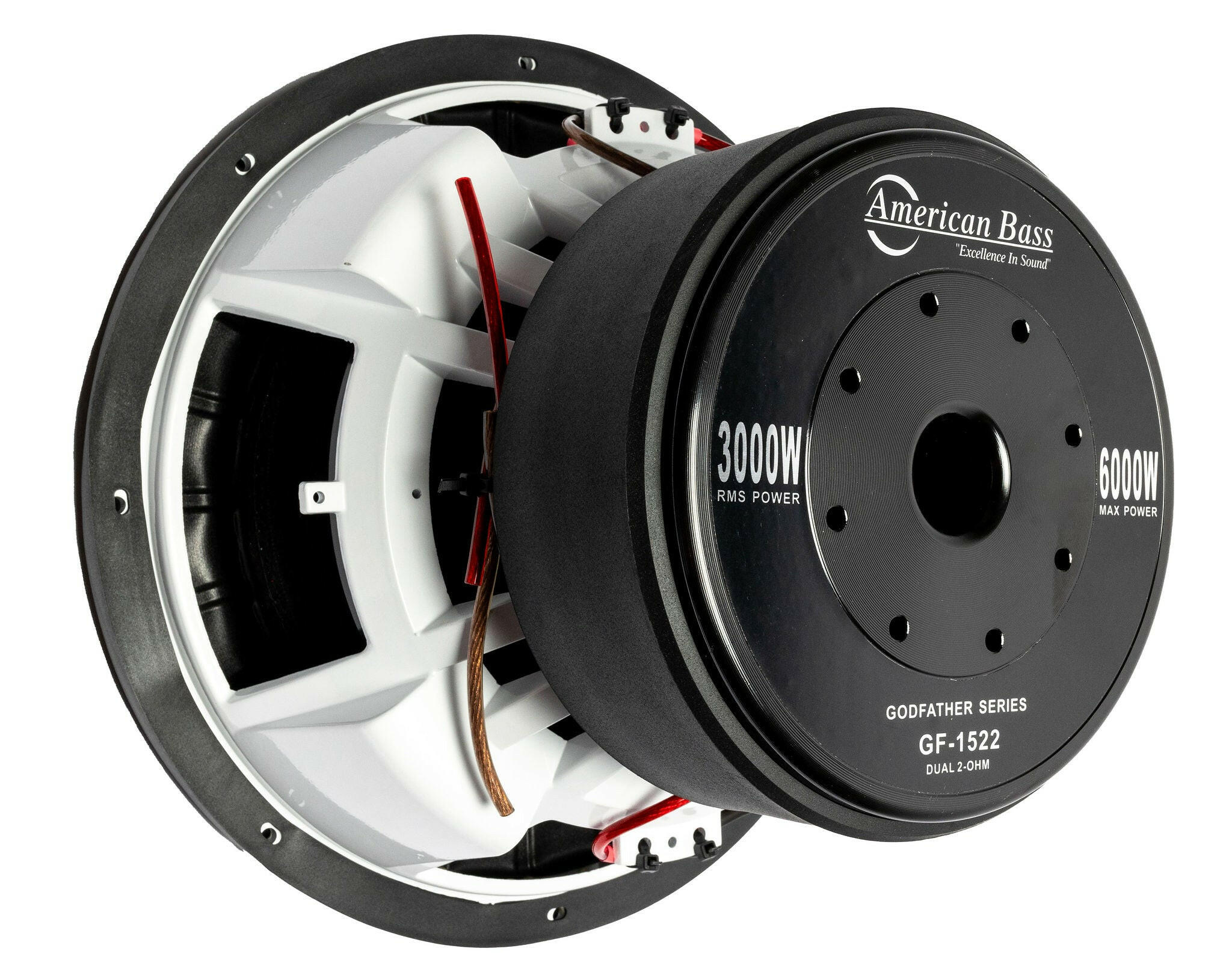 American Bass Power Pack: 2 Godfather 15 Subwoofers + Godfather Comp 7D Amplifier