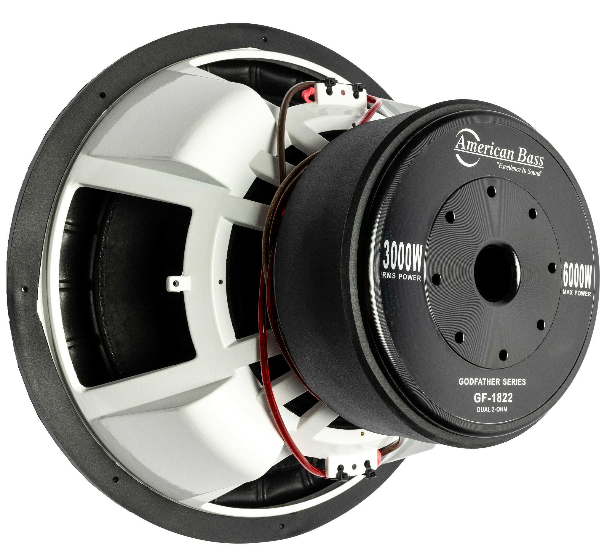 American Bass Power Pack: 2 Godfather 18 Subwoofers + Godfather Comp 11D Amplifier