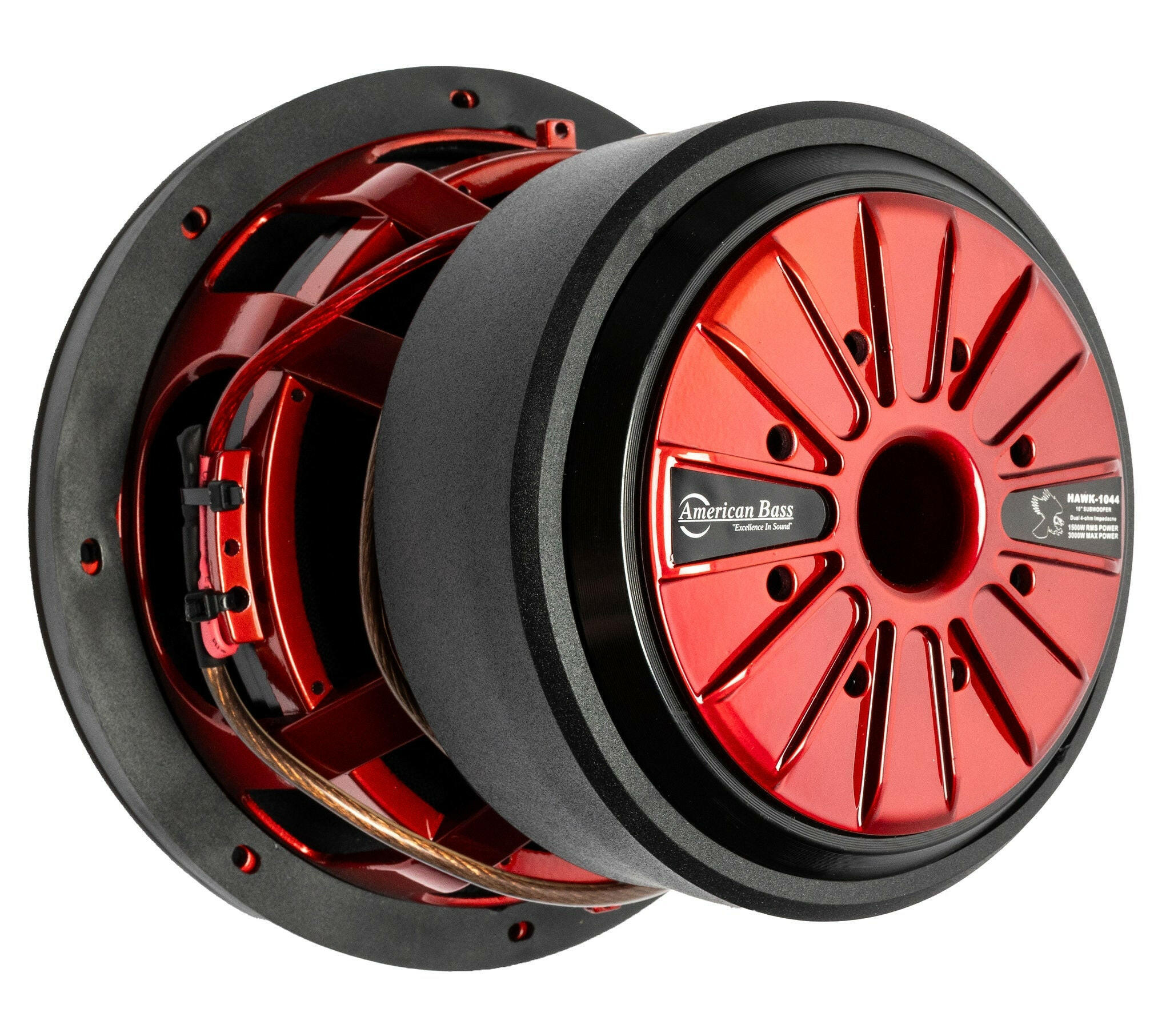 American Bass Power Pack: 2 Hawk 10 Subwoofers + VFL Stealth 5500.1D Amplifier