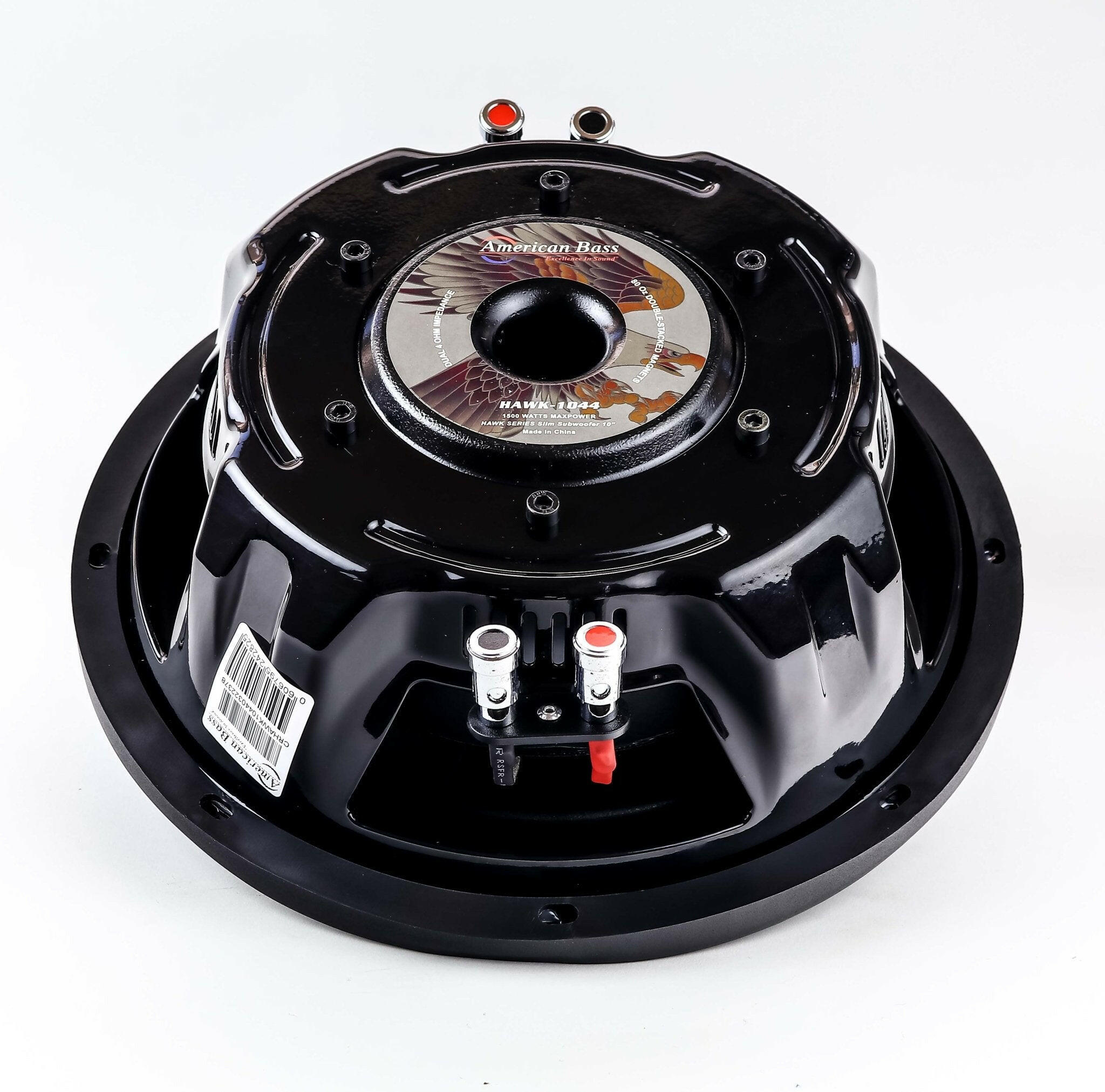 American Bass Power Pack: 2 Hawk Slim 10 Subwoofers + VFL Hybrid 4800.1 Amplifier