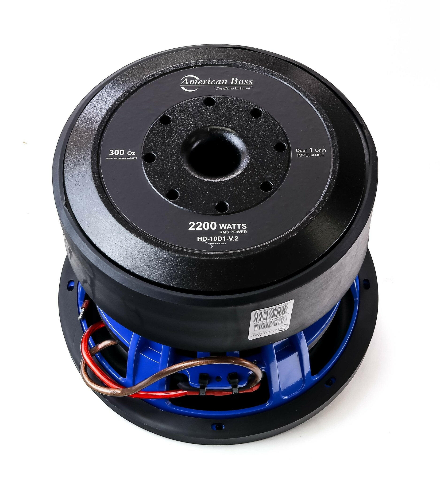 American Bass Power Pack: 2 HD 10 Subwoofers + Godfather Comp 5D Amplifier