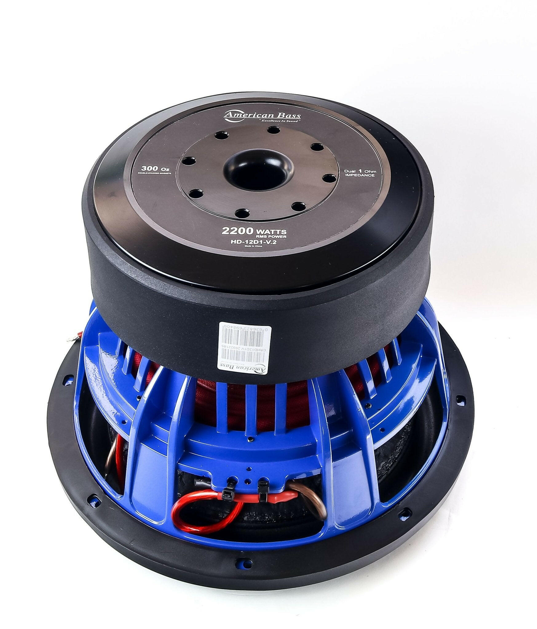 American Bass Power Pack: 2 HD 12 Subwoofers + Godfather Comp 5D Amplifier