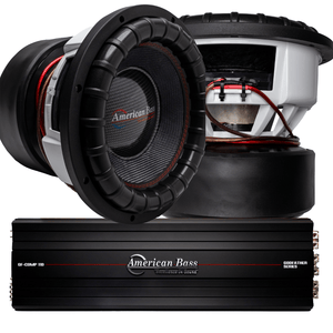 American Bass Power Pack: 2 VFL Comp Signature 12 Subwoofers + Godfather Comp 11D Amplifier