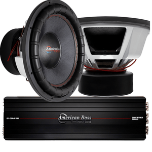 American Bass Power Pack: 2 VFL Comp Signature 18 Subwoofers + Godfather Comp 11D Amplifier