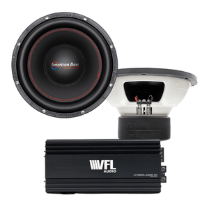 American Bass Power Pack: 2 XD 12 Subwoofers & VFL Hybrid 4800.1 Amplifier