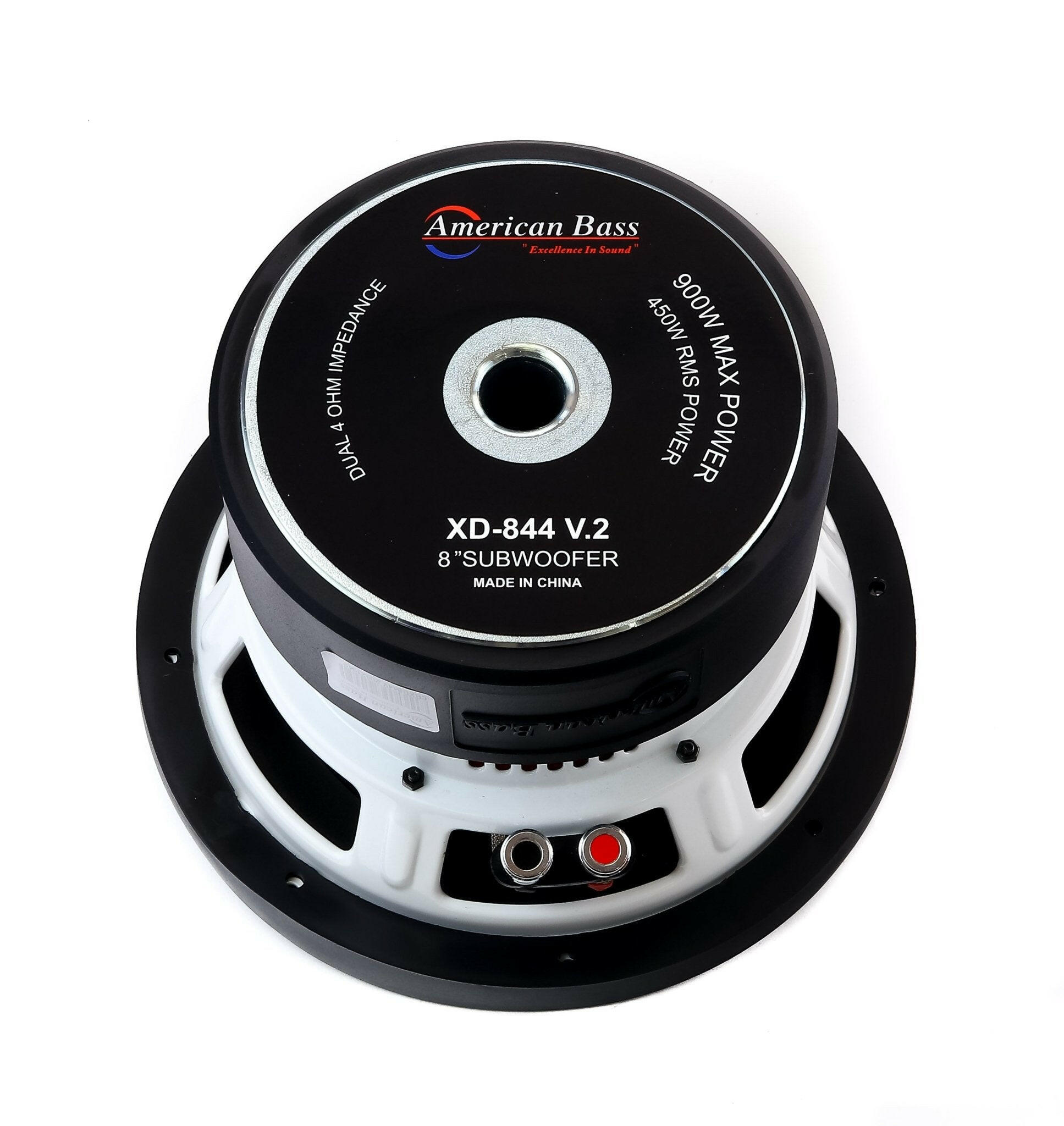 American Bass Power Pack: 2 XD 844 Subwoofers + VFL Stealth 3000.1D Amplifier