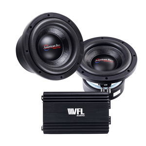 American Bass Power Pack: 2 XD 844 Subwoofers + VFL Stealth 3000.1D Amplifier