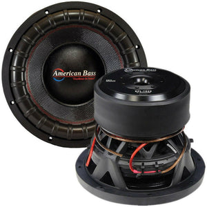 American Bass Power Pack: 2 XFL 10” Subwoofers + VFL Comp 1K Amplifier Bundle