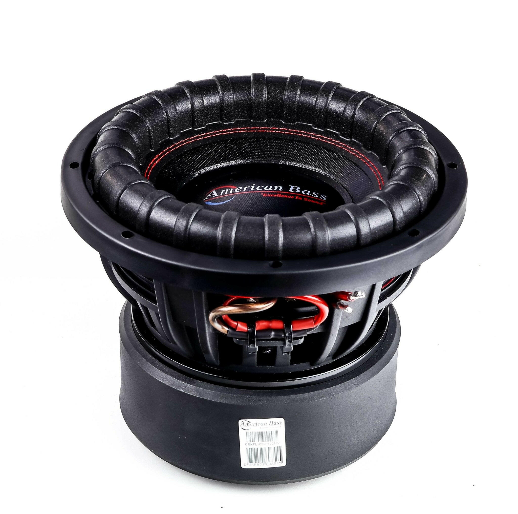 American Bass Power Pack: 2 XFL 10” Subwoofers + VFL Stealth 5500.1D Amplifier Bundle