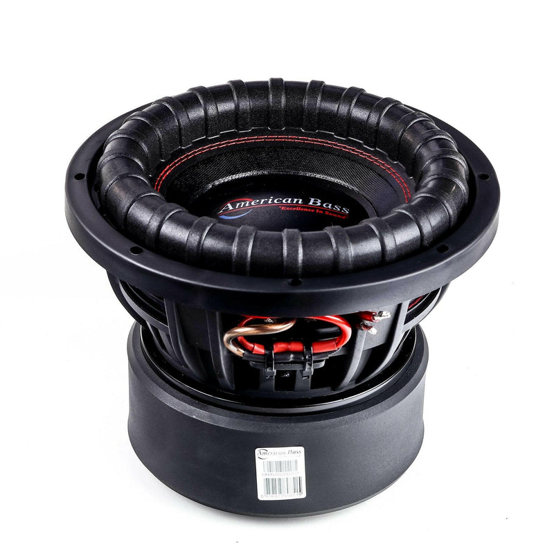 American Bass Power Pack: 2 XFL 10” Subwoofers + VFL Stealth 5500.1D Amplifier Bundle