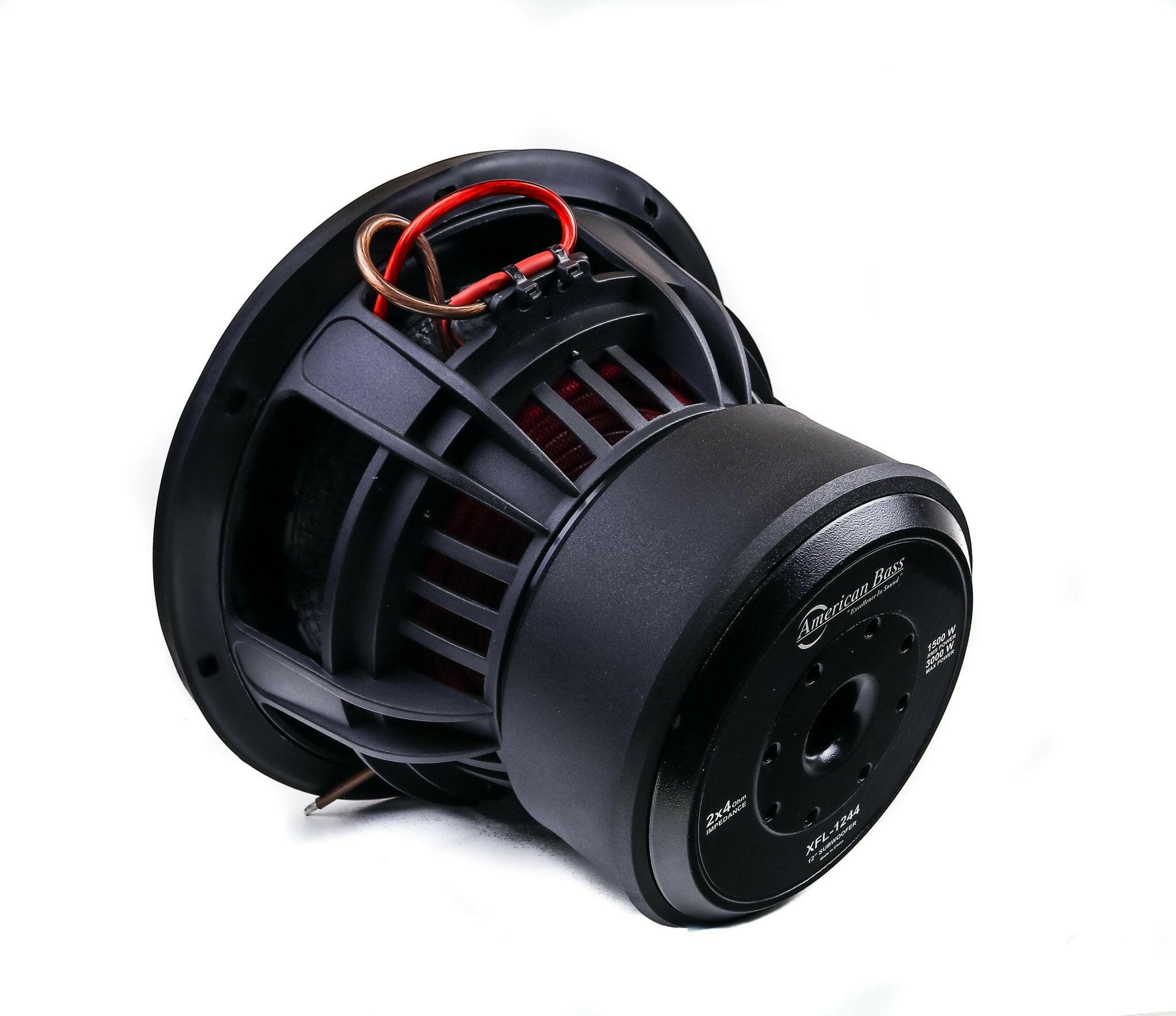 American Bass Power Pack: 2 XFL 12” Subwoofers + VFL Stealth 5500.1D Amplifier Bundle