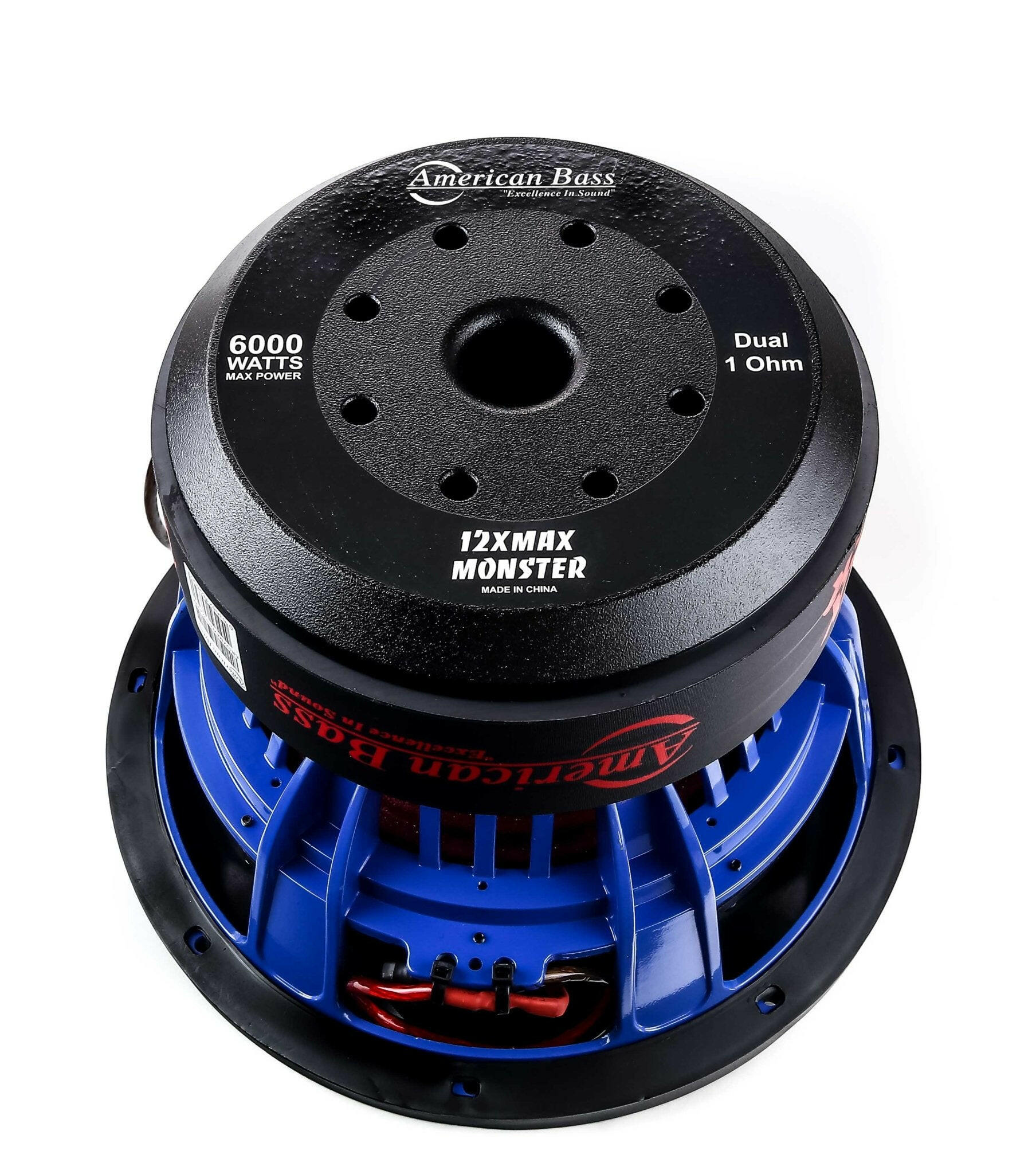 American Bass Power Pack: 2 XMAXXX Monster 12” Subwoofers + Godfather Comp 11D Amplifier