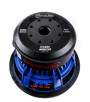 American Bass Power Pack: 2 XMAXXX Monster 12” Subwoofers + Godfather Comp 11D Amplifier