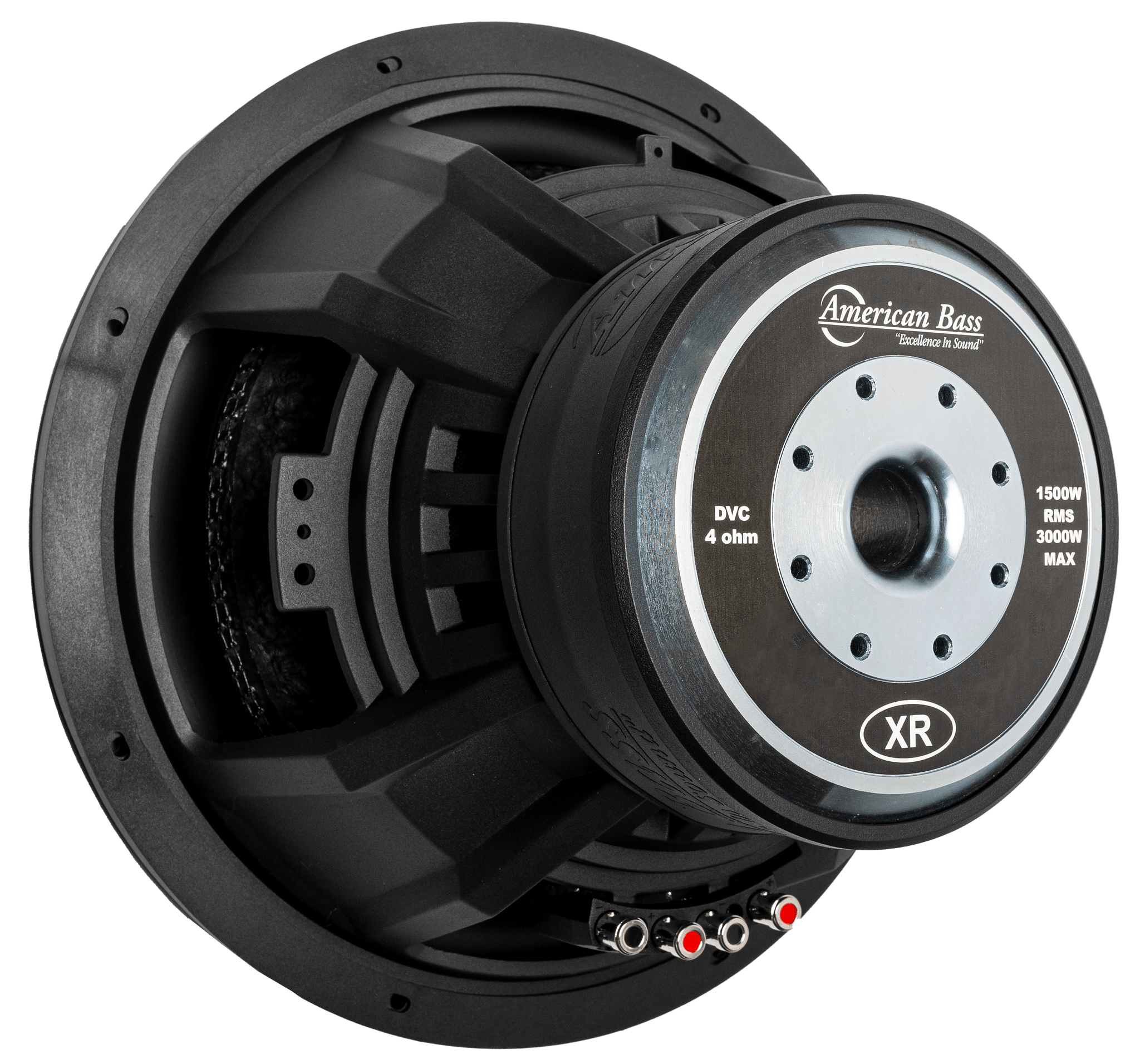 American Bass Power Pack: 2 XR 15 Subwoofers + VFL Stealth 5500.1D Amplifier
