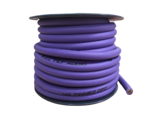 Full Tilt 4 Gauge Purple 50' Tinned OFC Oxygen Free Copper Power/Ground Cable/Wire