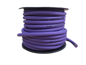 Full Tilt 8 Gauge Purple 50' Tinned OFC Oxygen Free Copper Power/Ground Cable/Wire