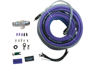 Full Tilt 4 Gauge Purple/Black Amp Kit -  OFC Oxygen Free Copper Wire