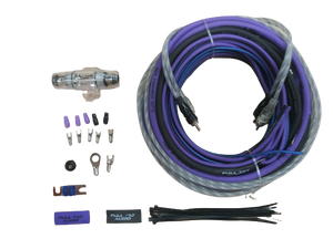 Full Tilt 8 Gauge Purple/Black Amp Kit -  OFC Oxygen Free Copper Wire