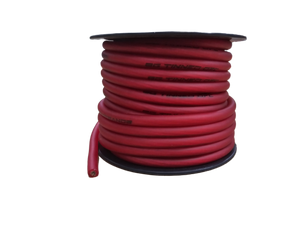 Full Tilt 8 Gauge Red 50' Tinned OFC Oxygen Free Copper Power/Ground Cable/Wire