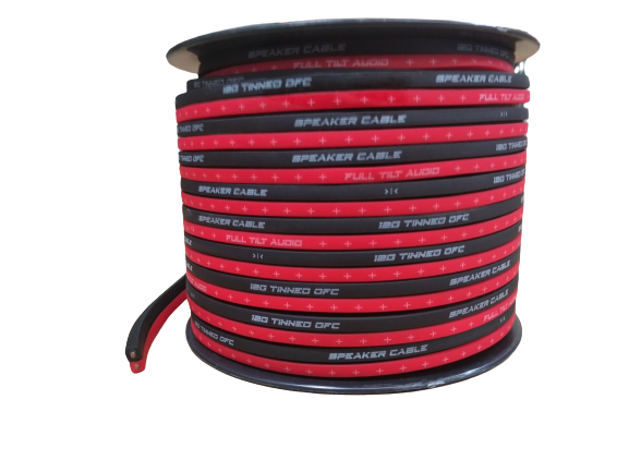 Full Tilt 12 Gauge Red/Black 100' Tinned OFC Oxygen Free Copper Wire