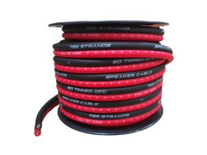 Full Tilt 8 Gauge Red/Black 50' Tinned OFC Oxygen Free Copper Power/Ground Cable/Wire