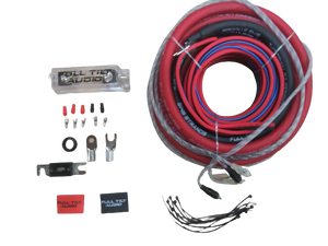 Full Tilt 1/0 Gauge Red/Black Amp Kit -  OFC Oxygen Free Copper Wire