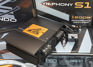 Crescendo Audio Symphony S1 Full Range 1500w RMS Monoblock Amplifier
