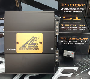 Crescendo Audio Symphony S1 Full Range 1500w RMS Monoblock Amplifier