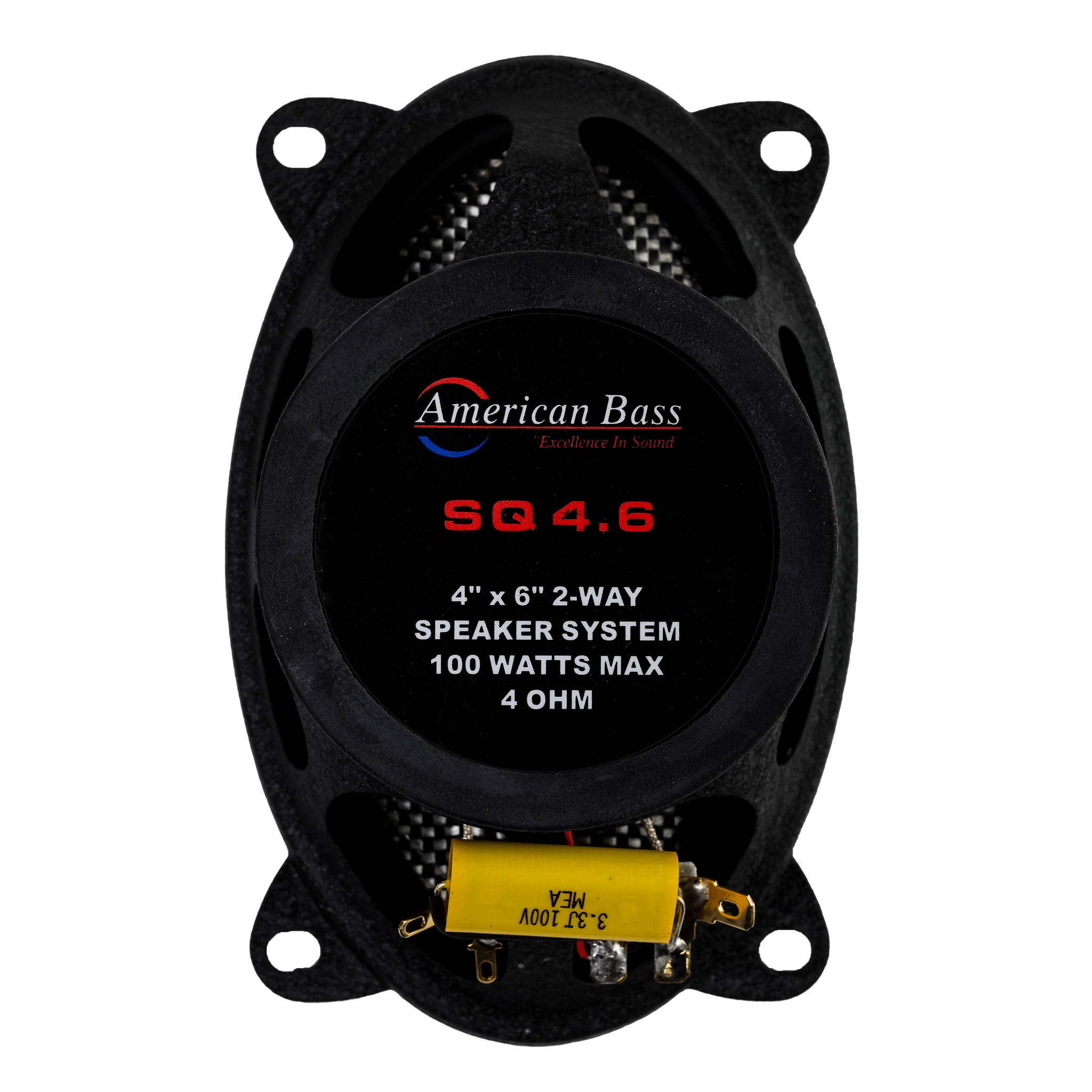 American Bass SQ 4.6 Full Range Speakers (Pair)