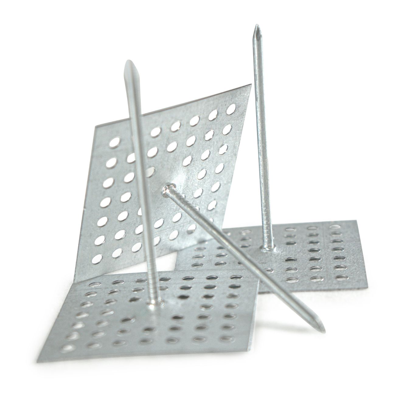 Stick Pin Insulation Hangers (Perforated Base)