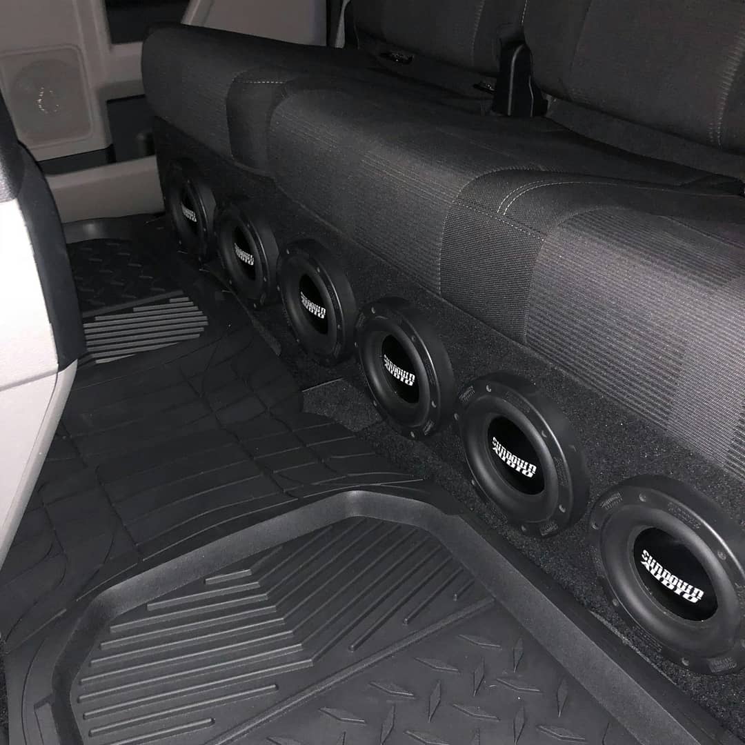 F150 SUPERCREW 09-18 PORTED ENCLOSURE FOR (6) 6.5