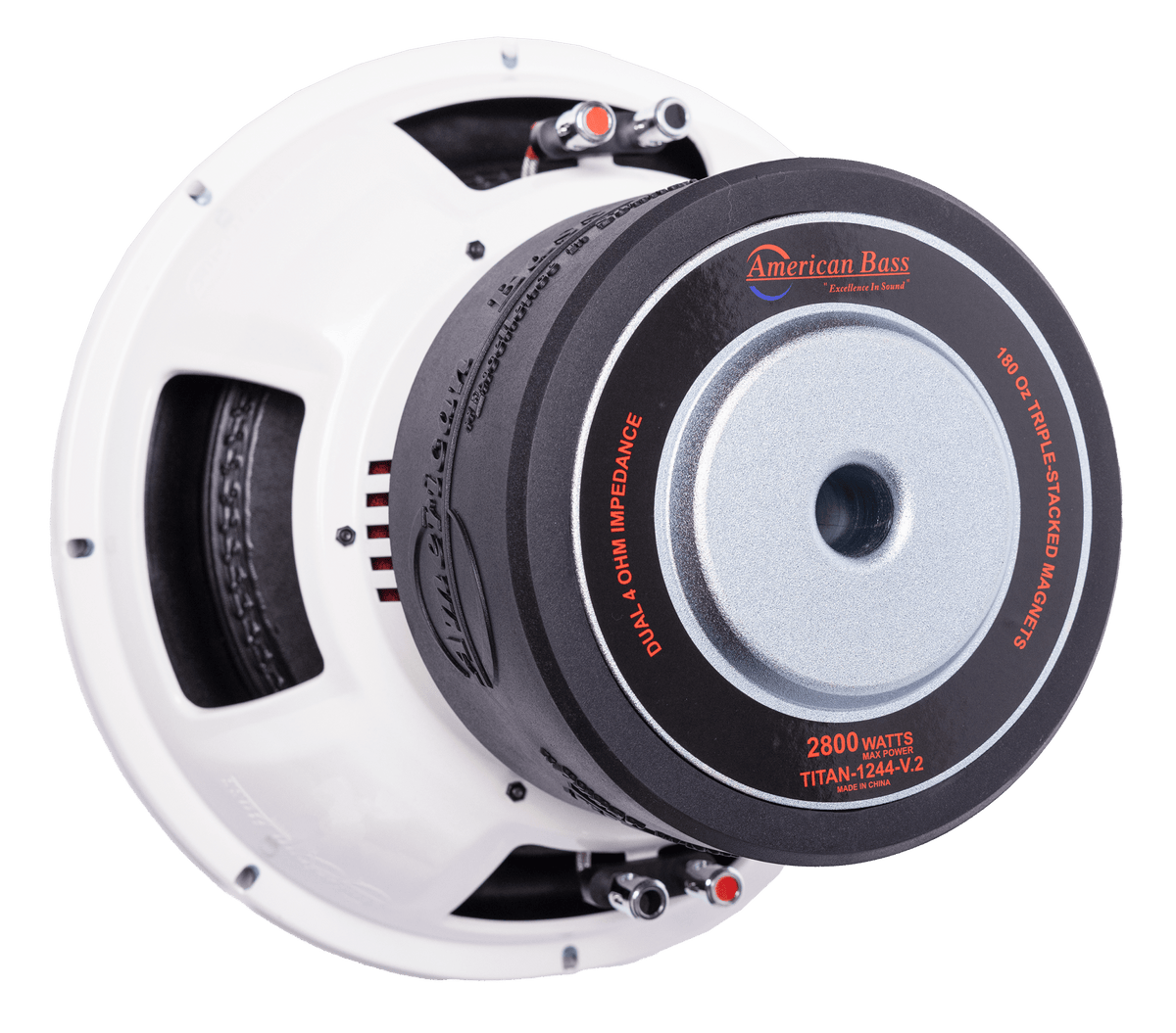 TITAN 12″ Car Subwoofer | Dual Voice Coil 4 Ohm - 1400W