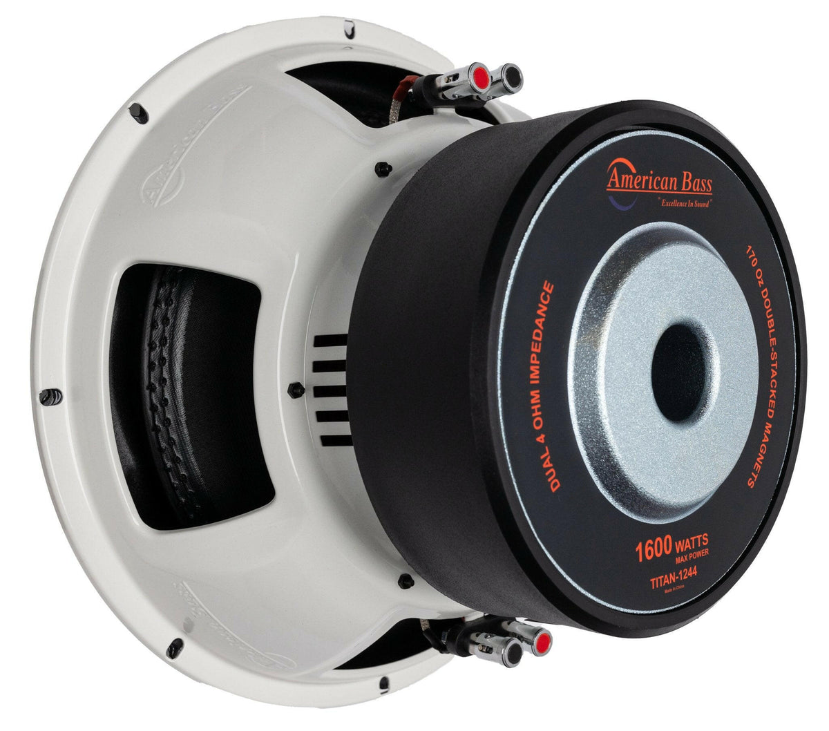 TITAN 12″ Car Subwoofer | Dual Voice Coil 4 Ohm - 1400W
