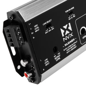 NVX 2-Channel Line Out Converter Digital Bass Enhancer with xBOOST 
Impedance Matching and Remote Level Control