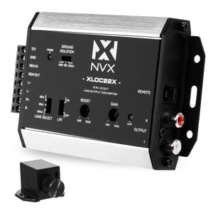 NVX 2 inputs / 2 outputs High Voltage Active Line Output Converter with Impedance Matching and Remote Level Control