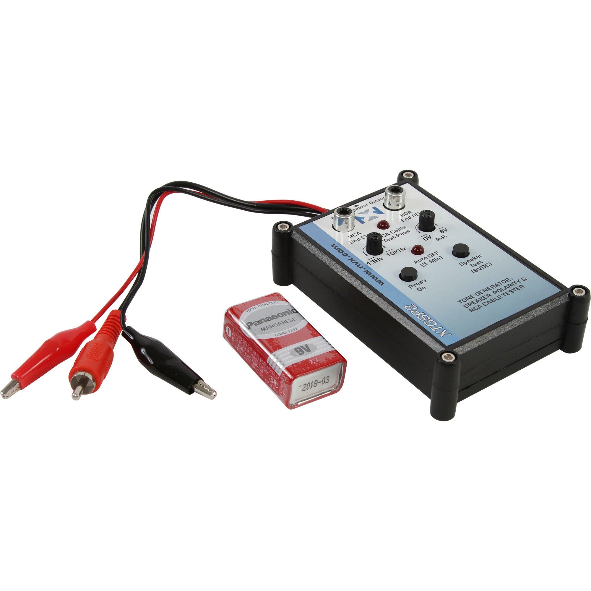 NVX Tone Generator and Speaker Polarity Tester