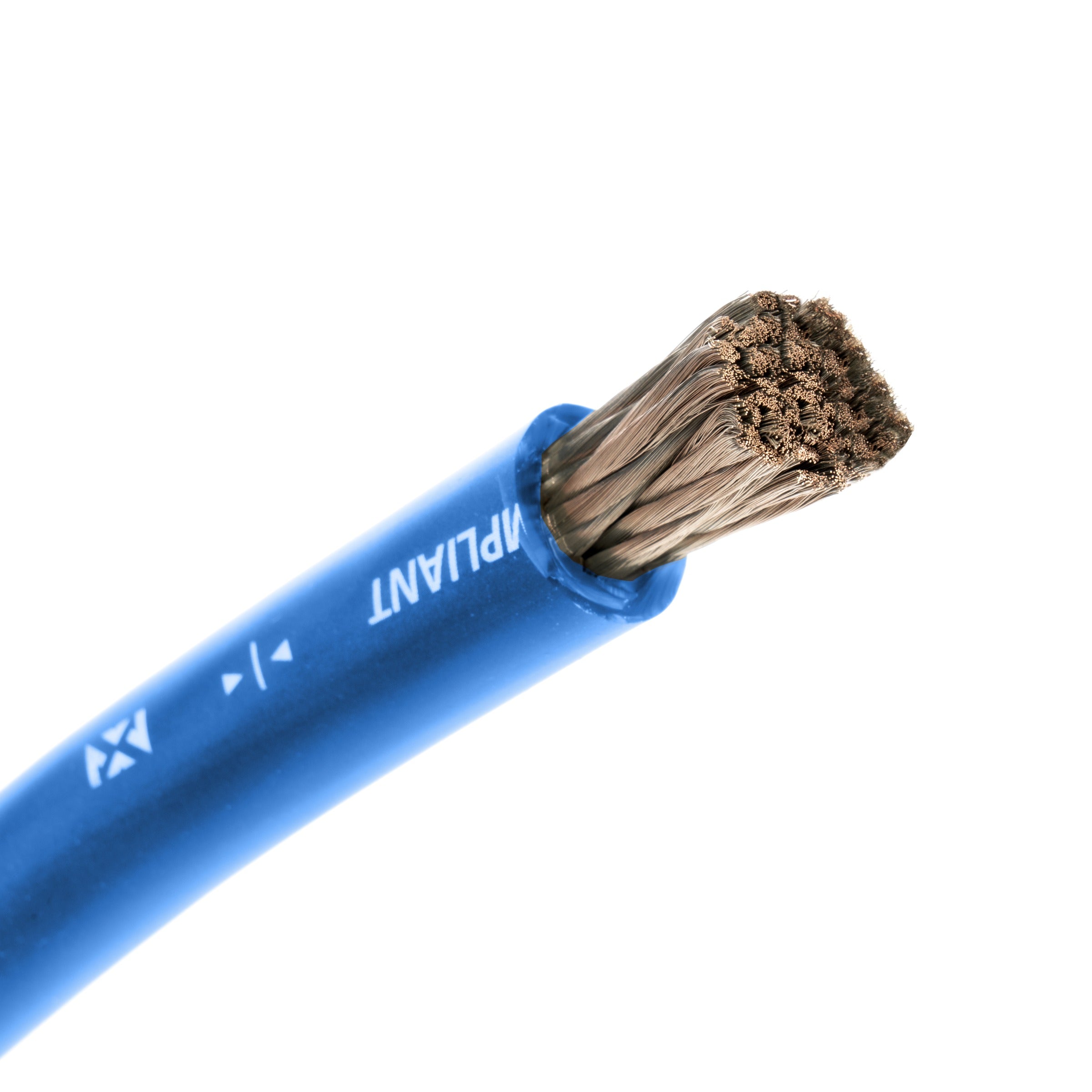 NVX 1/0 AWG Power/Ground Wire in Metallic Powder Blue (10 ft.)