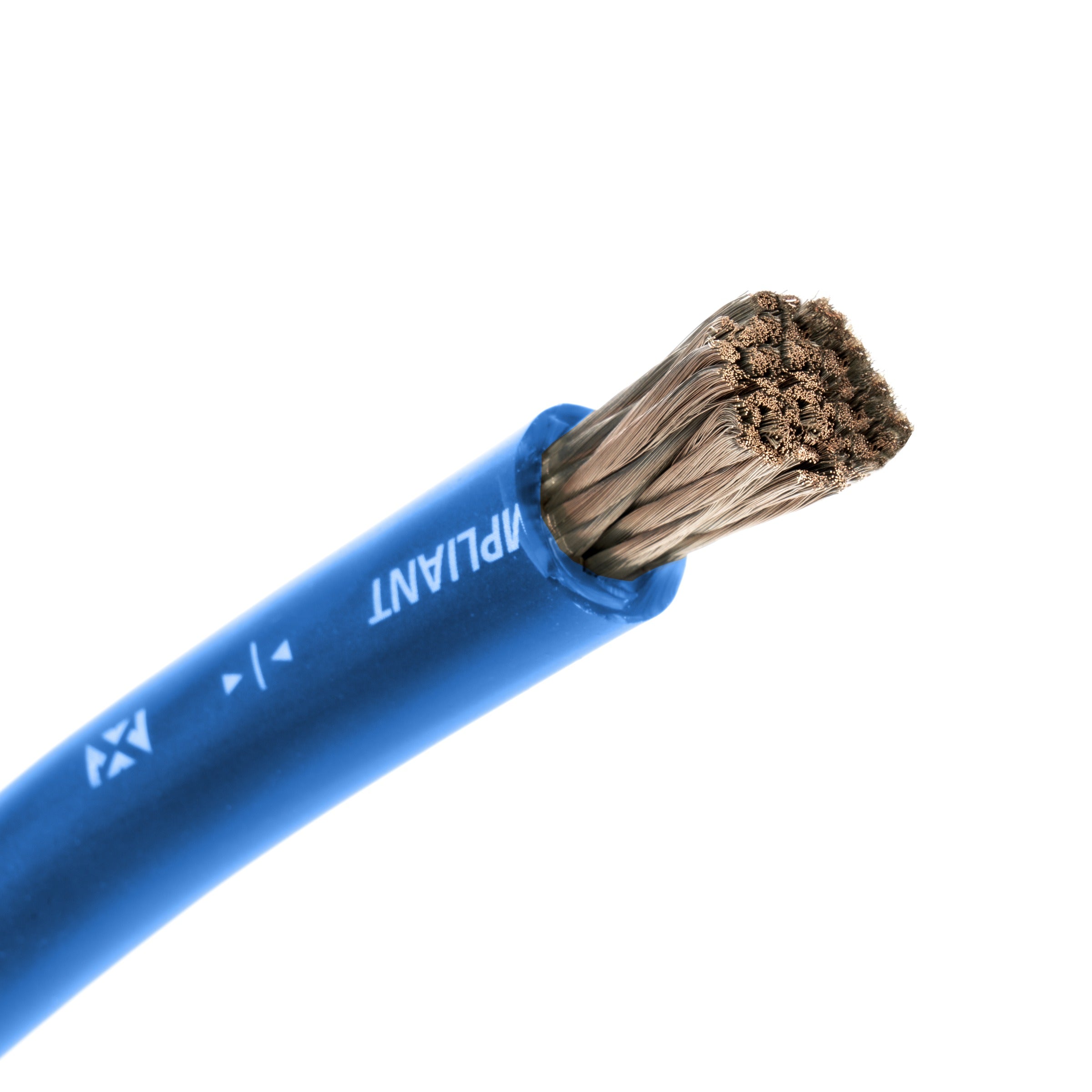 NVX 1/0 AWG Power/Ground Wire in Metallic Powder Blue (25 ft.)