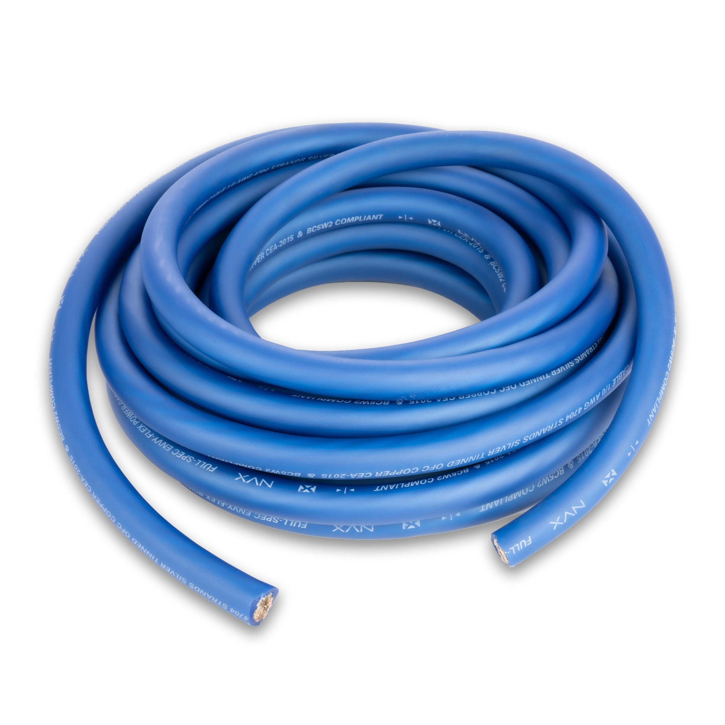 NVX 1/0 AWG Power/Ground Wire in Metallic Powder Blue (20 ft.)