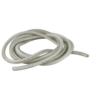 NVX 1/0 AWG Power/Ground Wire in Frosted White (5 ft.)